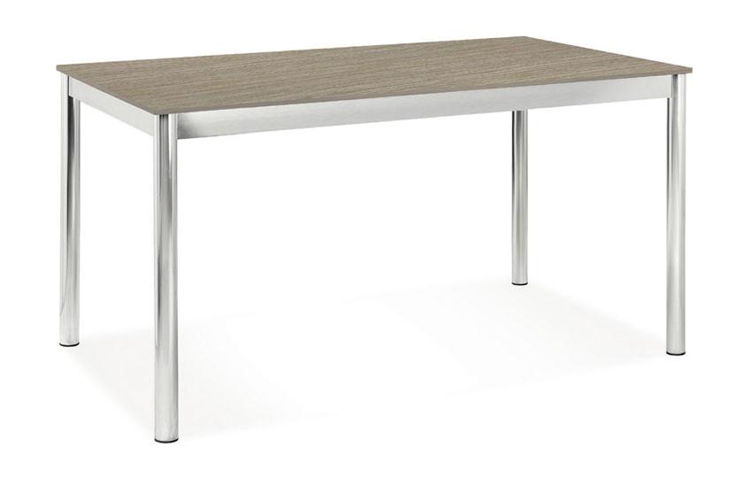 Tavolo Desk Impiallacciato Metallo